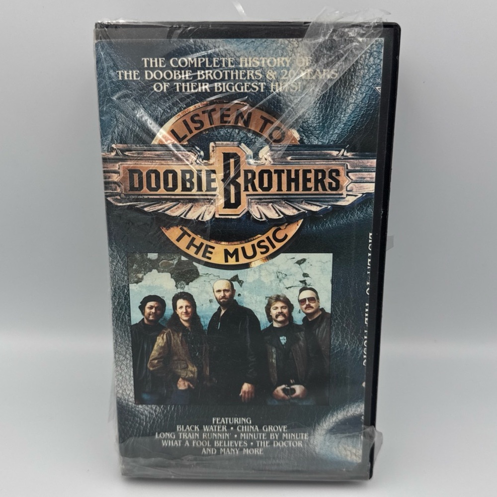 Vintage 1989 Doobie Brothers Listen To The Music VHS Vestron Video Rock Document